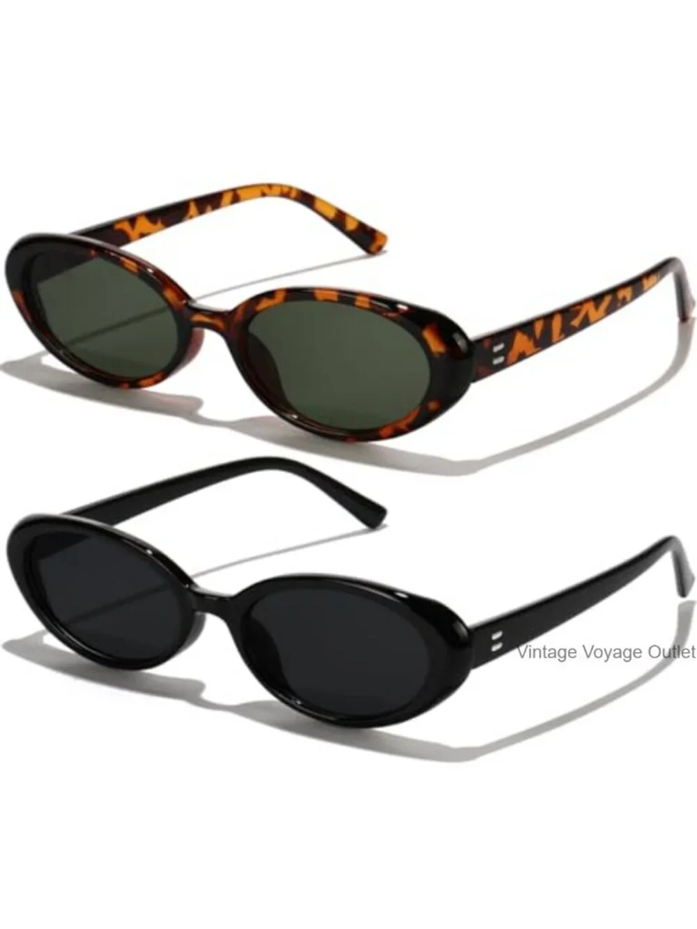 Oval Sunglasses Women Men 90s Style UV400 Retro